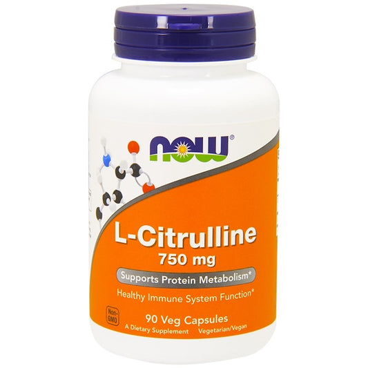 L-Citrulline, 750 mg, 90 caps.;Now Foods-USA