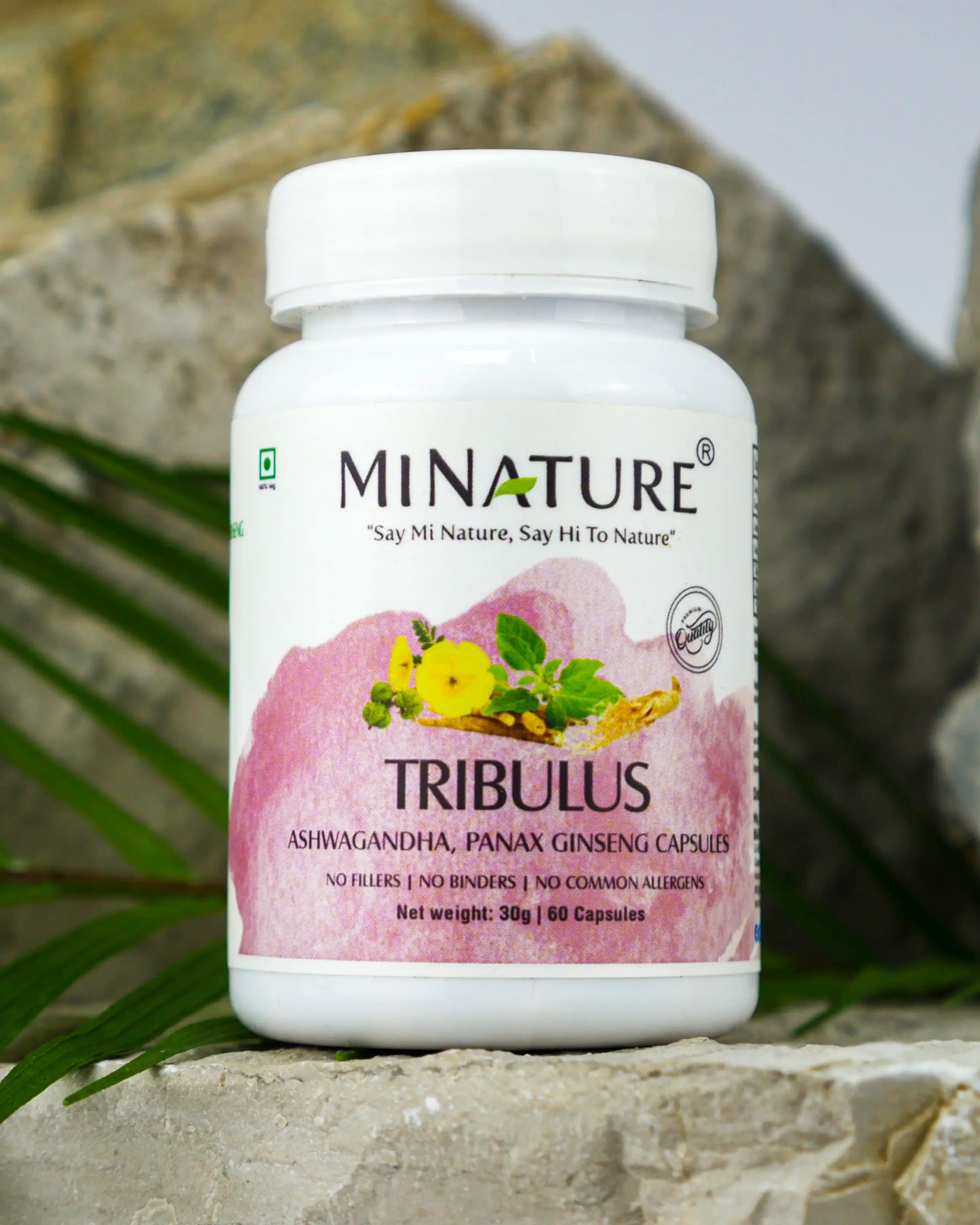 Tribulus, +Asvaganda, +Panax Ginseng; MIX 60 Kapsula; Mi Nature Indija