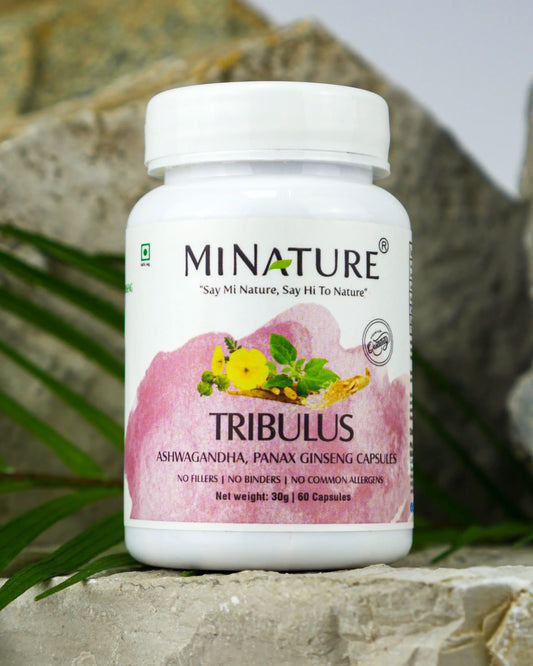 Tribulus, +Asvaganda, +Panax Ginseng; MIX 60 Kapsula; Mi Nature Indija