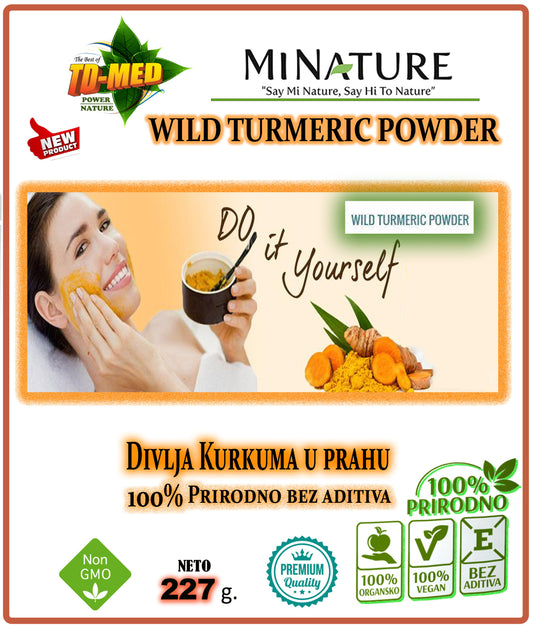 Divlja Kurkuma-Wild Turmeric 227gr,za njegu lica-Indija Organik