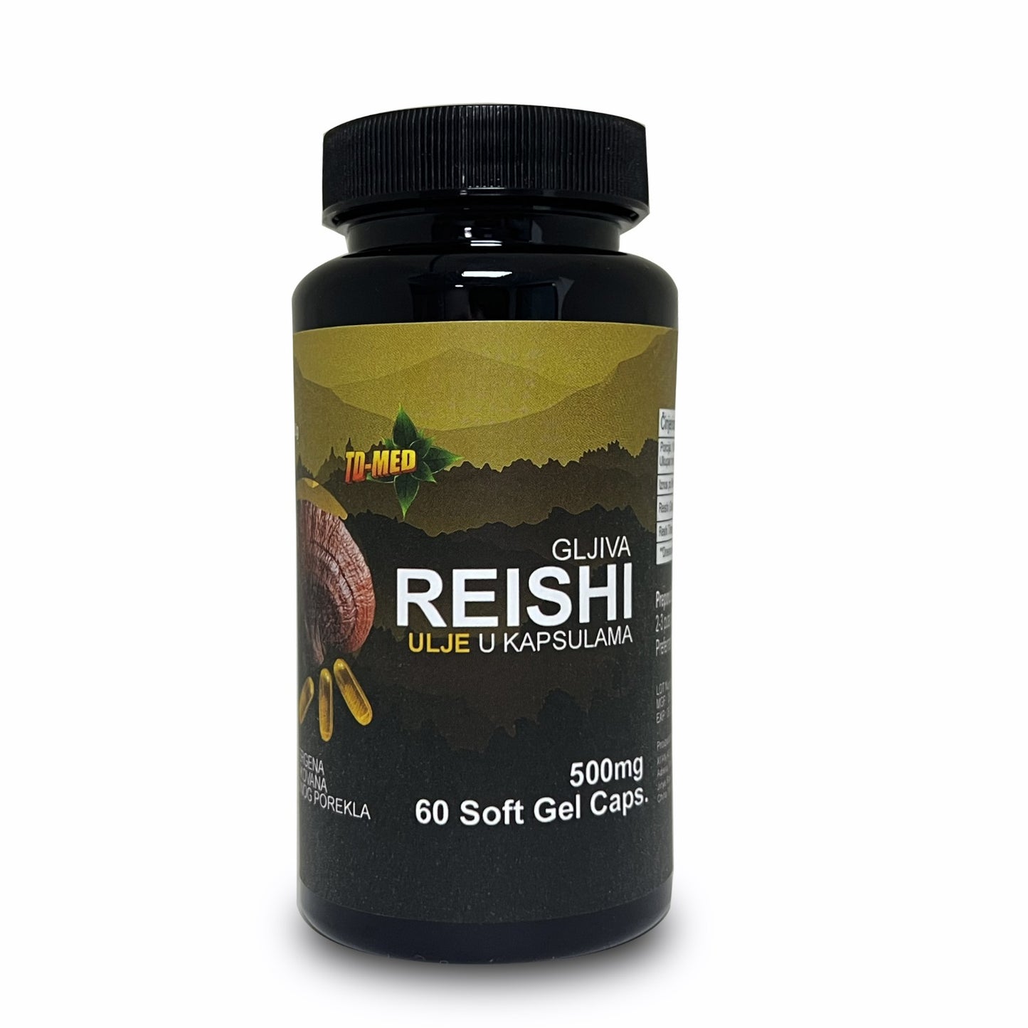 Reishi-Ganoderma Oil 60 caps-Original 500mg