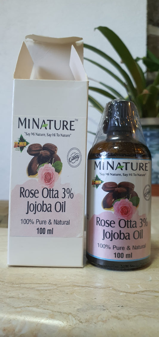 Organic Rose Otto 3% in Jojoba Oil,100ml- čisto i prirodno