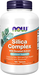 Silica Complex ,saCinkomMaganom,Bakrom i ekstraktom Preslice, 180 tableta-Now Foods , za Imuno sistem i Rad Srca