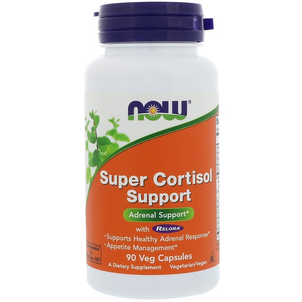 Super Cortisol Support with Relora® 90 Veg Capsules ,Now Foods USA TD