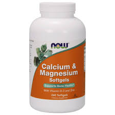 Calcium & Magnesium, with Vitamin D-3 and Zinc, 240 Softgels ,Now Foods,Veliko pakovanje