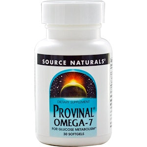 Provinal Omega-7,30 Softgels,Source Naturals USA
